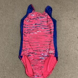GK Pink and Blue Zebra Swimsuit